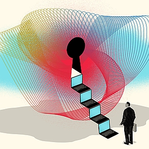 Brian Stauffer - Cloud Computing, Digital, Encryption, Internet, Keyhole, Networking, Privacy, Remote Work, Security, Social Media, Surveillance, Technology