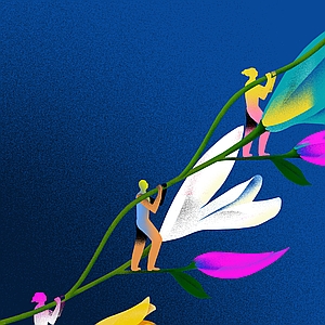 Brian Stauffer - Climb, Community, Conceptual, Digital, Editorial, Emotions, Environment, Family, Forward, Graphic, Grief, Growth, Hope, Optimism, People, Plant, Psychology, Relationships, Spring, Support, Teamwork, Togetherness, Women