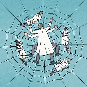 Dan Page - Fraud, Lab Technician, Laboratory, Predator, Research, Science, Spider