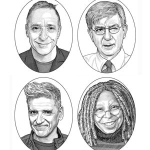 Randy Glass - Annual Reports, Celebrities, Entertainment, Executives, Pen & Ink, People, Portrait, Portraiture, Realistic, Stipple, Traditional