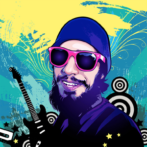 Aaron Sacco - Americana, Design, Entertainment, Fashion, Graphic, Music, People, Pop Art, Portraiture, Textured, Vector Art