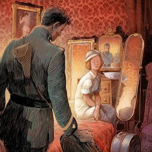 Tim Foley - Action-Adventure, Books, Cross Hatch, Fiction, Mystery, Narrative, Pen & Ink, People, Relationships, Romance, Vintage