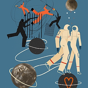 Michela Buttignol - Astronaut, Couple, Love, Relations, Space