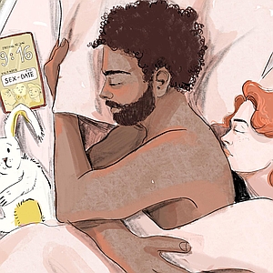 Tatjana Junker - Digital, Editorial, Line with Color, People, Recreation, Relationships, Romance, Sex, Stylized, Whimsical