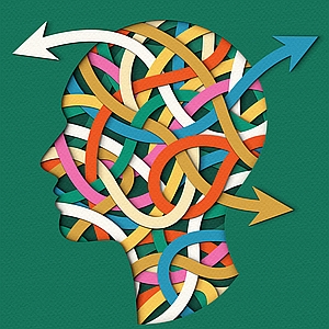 Zara Picken - Communication, Conceptual, Cut Paper, Editorial, Emotions, Health, Psychology, Silhouette, Symbolic, Vector Art