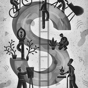 Chanelle Nibbelink - Activity, Bike, Concept, Digital, Dollar, Dollar Symbol, Editorial, Figures, Finance, Financial, Hobby, Interest, Money, People, Plant