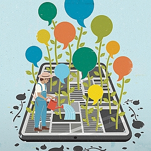 Blair Kelly - Annual Reports, Collage, Communication, Computer/Digital, Corporate, Editorial, Graphic, Horticulture, Media, Mixed Media, Symbols, Technology