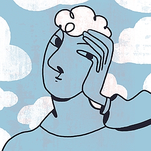 Mattia Riami - Boy, Clouds, Dream, Dreaming, Eye, Eyes, Mind, Mindfulness, Surrealistic