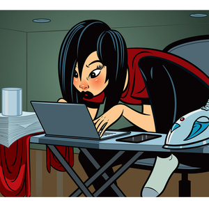 Mark Matcho - Brush and Ink, Business, Comic Book Art, Digital, Editorial, Home, Humor, Humorous/Comic, Lifestyle, Line with Color, People, Vector Art