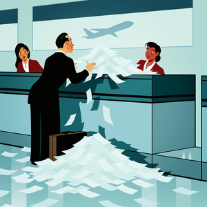 Mark Matcho - Business, Editorial, Humor, Humorous, Sophisticated, Stylized, Transportation, Travel, Travel/Transportation, Vector Art