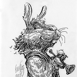 Richard Ewing - Animals, Anthropomorphic, Children's Book, Cross Hatch, Fairy Tale, Fantasy, Holiday, Nature, Pen & Ink, Tween, Wildlife